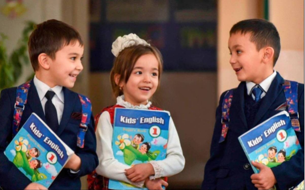 Students in Uzbekistan