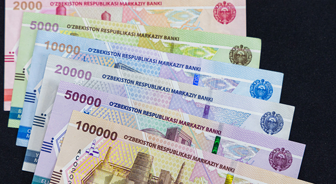 Uzbekistani Som banknotes